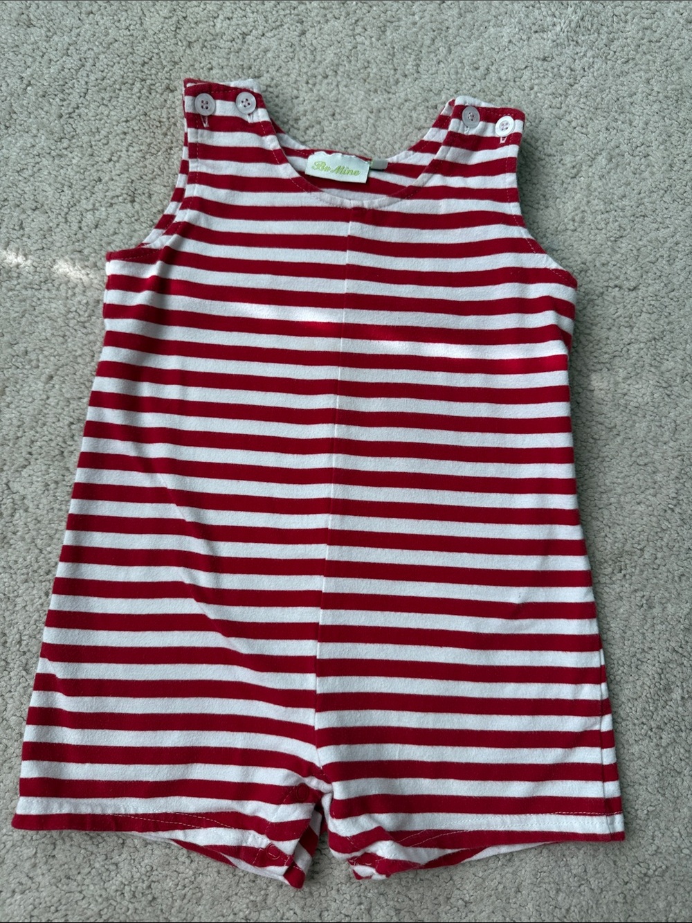 Be mine Red and White Striped Jon Jon